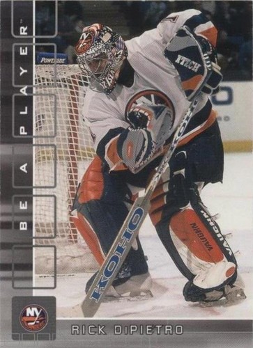 2001-02 In the Game Be A Player Memorabilia - Rick DiPietro #1
