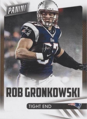 2015 Panini NFL Player of the Day Rob Gronkowski #10