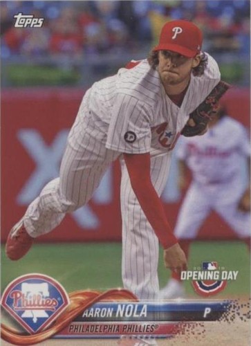 2021 Topps Transcendent VIP Opening Day 1/1 Aaron Nola #128 PSA 10