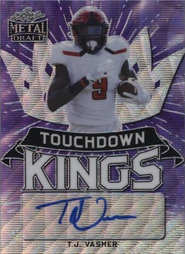 2021 Leaf Metal Draft T.J. Vasher #TK-TJV