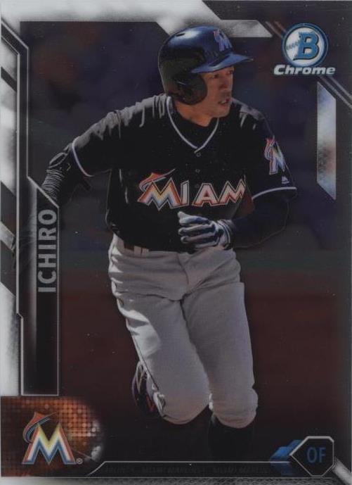 Ichiro Suzuki Miami Marlins Baseball Sports Trading Cards