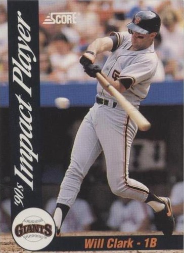 1992 Score - Will Clark #51