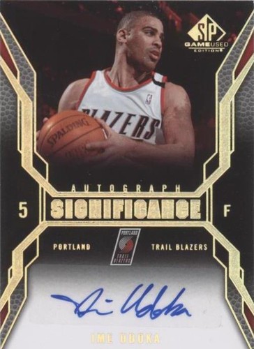 2007-08 SP Game Used - Ime Udoka #SI-IU