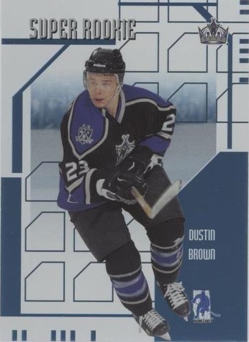 2003-04 In the Game Be A Player Memorabilia - Dustin Brown #SR-11