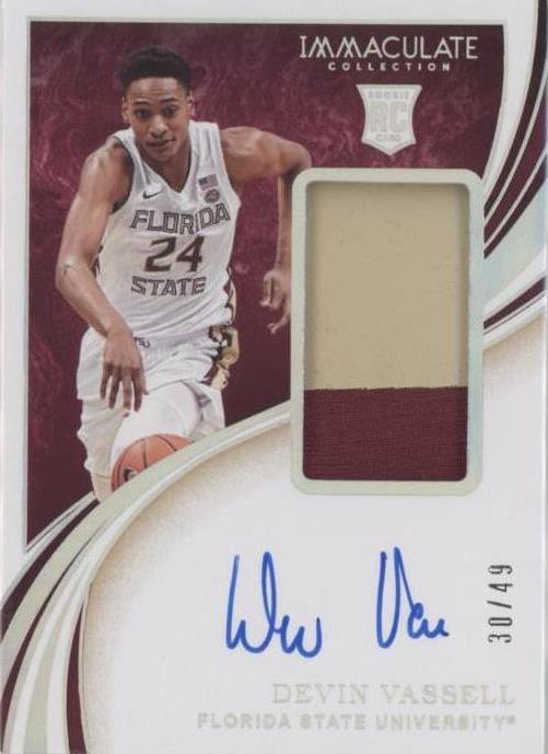 2020-21 Panini Immaculate Collection Collegiate - Devin Vassell #30