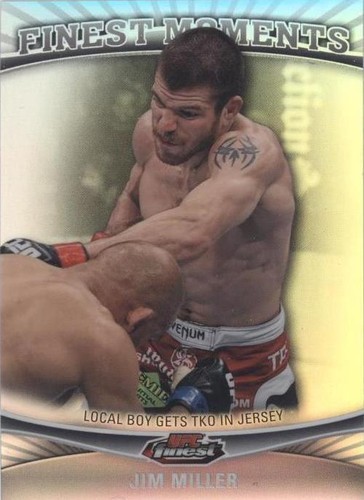 2012 Topps Finest UFC - Jim Miller #FM-JM