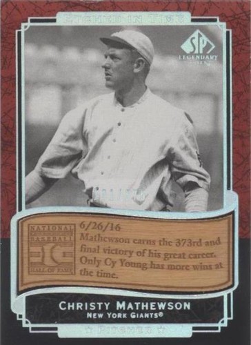 2003 SP Legendary Cuts - Christy Mathewson #ET-CM