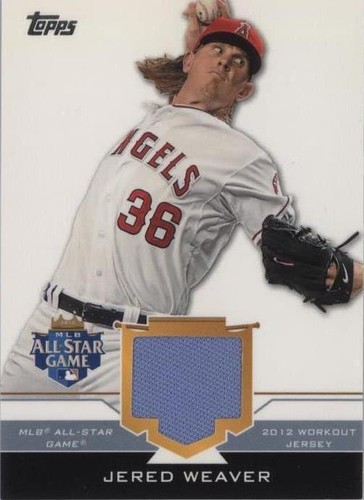 2012 Topps Update Series - Jered Weaver #AS-JW