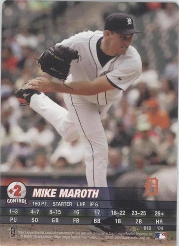 2004 MLB Showdown Pennant Run - Mike Maroth #018