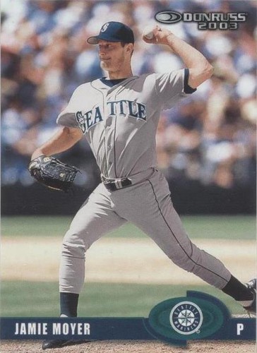 ゲームセンター・ゲームカード JAMIE MOYER 2001 JAMIE MOYER DONRUSS SCRAPBOOK GAME WORN JERSEY CARD