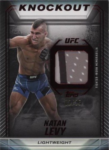 2024 Topps UFC Knockout - Natan Levy #KR-NL