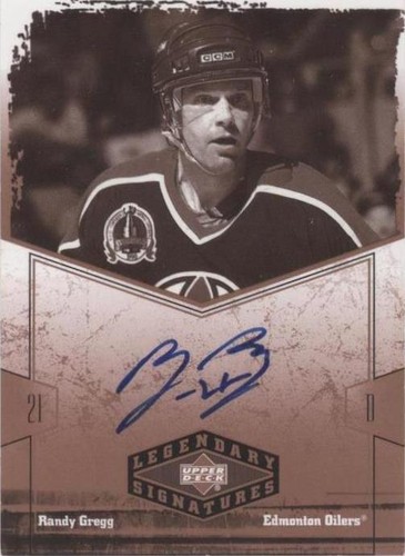 2004-05 Upper Deck Legendary Signatures - Randy Gregg #RG