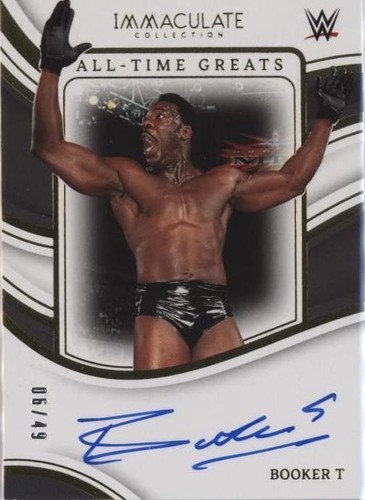 2023 Panini Immaculate Collection WWE - Booker T #AT-BKT