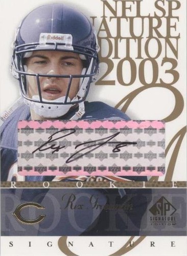 2003 SP Signature Edition Rex Grossman #RE