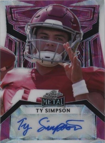 2023 Leaf Metal Ty Simpson #PA-TS2
