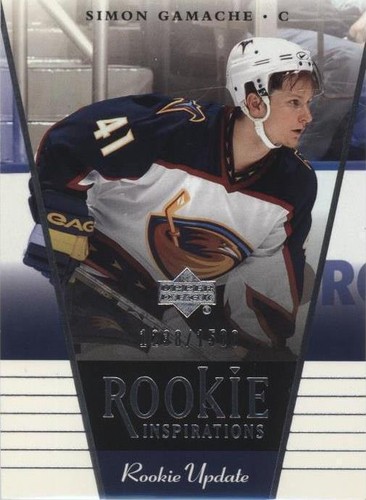2002-03 Upper Deck Rookie Update - Simon Gamache #141