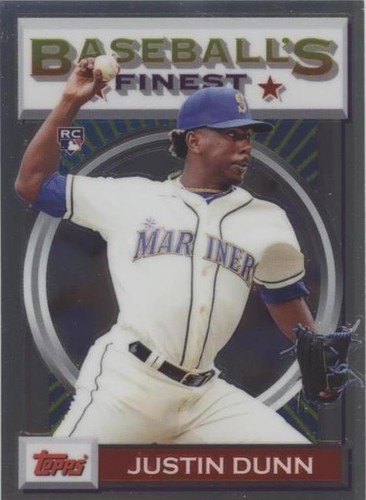 2020 Topps Finest Flashbacks - Justin Dunn #140