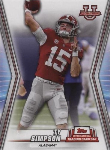 2023 Topps International Trading Card Day Ty Simpson #NTCD-BF1