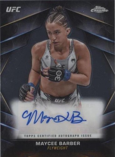 2024 Topps Chrome UFC - Maycee Barber #CVA-MBA