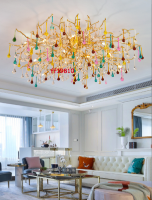 Colorful chandelier deals