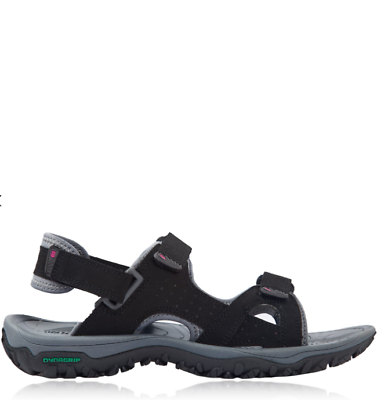 Masikini KARRIMOR Antibes Walking Sandals DynaGrip Black Grey