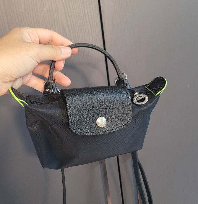 ラスト！レア Longchamp*LE PLIAGE Green*バックパック BLACK Le Pliage Green M Backpack Black - Recycled canvas