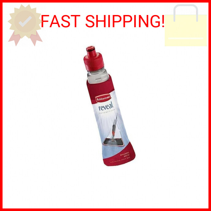 Rubbermaid Reveal Spray Mop Replacement Bottle, Leak Free, Refillable Bottle