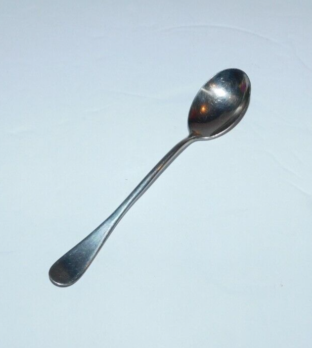 VINTAGE SMALL SPOON MARKED WR WITH IRON CROSS AND KEYSTONE MARKS