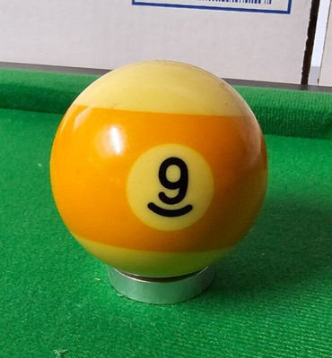 VTG Replacement Billiard Pool Ball 2 1/4'' Diameter Standard # 9 Stripe Yellow#