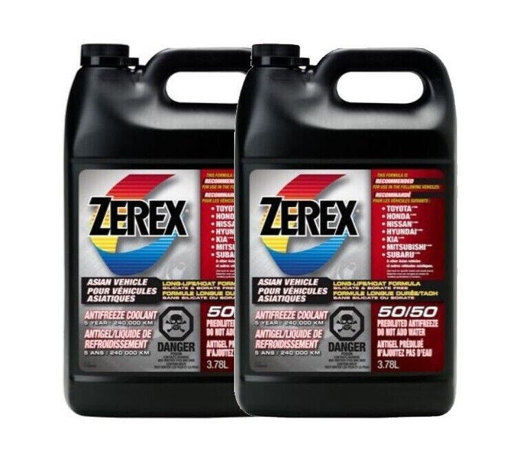 fhxn_1235★ 2 Gallons Pink Engine Coolant Antifreeze Fluid ZEREX For
