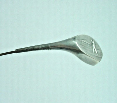 Antique Art Nouveau Period Sterling Top Hatpin Golf Club Motif