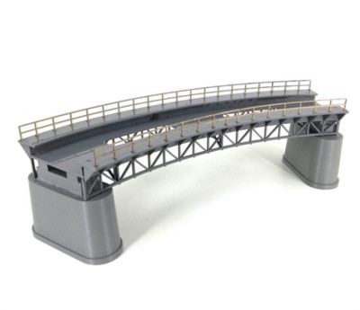 1:87 Ho Scale Train Railway Scene Decorate Model Q4 R1 Curved Railway Bridge