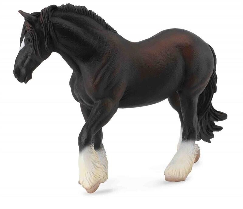 Breyer Horses Corral Pals Black Shire Draft Horse Mare #88582