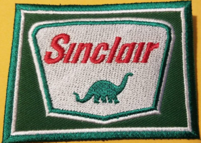 SINCLAIR LOGO GAS OIL TIRES BATTERIES Embroidered Patch  2.75 x3.5''