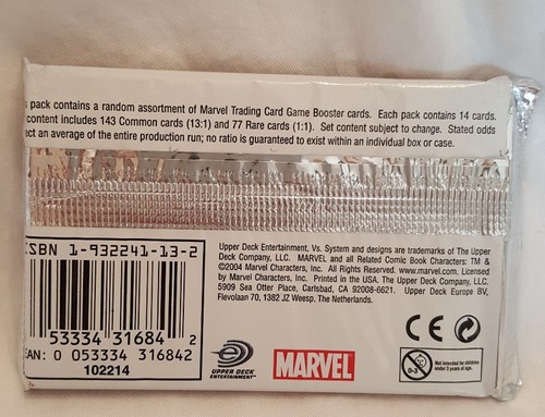 NEW UPPER DECK VS SYSTEM MARVEL ORIGINS 2004 14 CARDS PACK BOOSTER