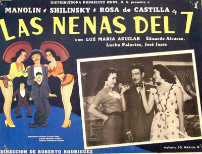 MANOLIN Y CHILINSKY ( LAS NENAS DEL 7 ) LOTE DE PELICULAS MEXICANAS CLASICAS