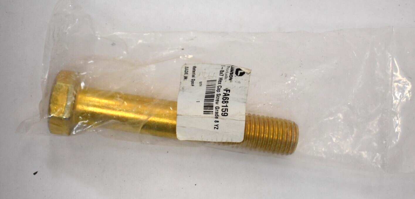 Lawson Products Hex Cap Screw Grade 8 Yellow Zinc FA68159 1