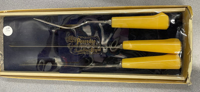Vintage Peeredge Regent Cutlery Set - Forever Sharp Stainless - Bakelite Handles