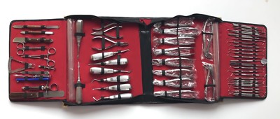 61 PCS ORAL DENTAL SURGICAL EXTRACTION SURGERY ELEVATORS FORCEPS INSTRUMENTS KIT