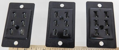 Cinch Jones 6 pin socket Female Beau Molex Lot of 3 NOS