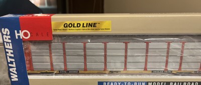 HO Walthers Gold Line Frisco  89  Tri-Level Auto Carrier 932-4871