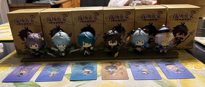 1 Random Figure from Genshin Impact ''Gallant Statues of the Battlefield'' Liyue
