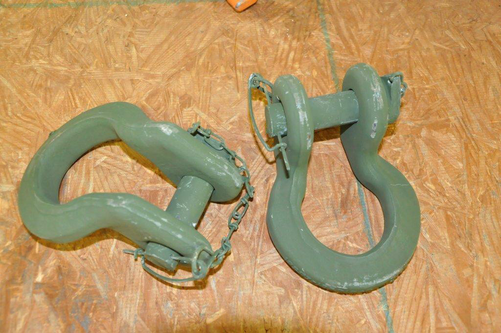2-Military OEM shackle- Pin front bumper 2.5 & 5 Ton truck