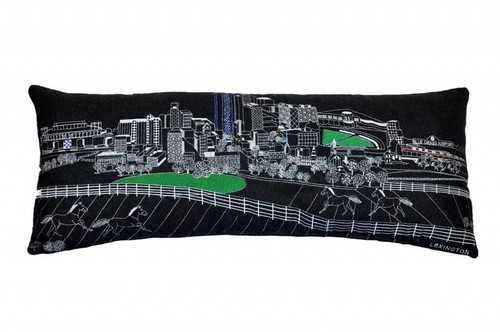 35 Черная декоративная подушка для поясницы Lexington Nighttime Skyline