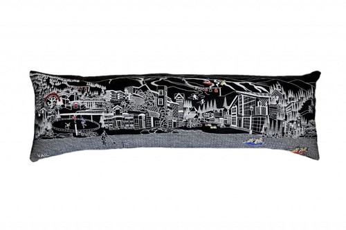 46 Декоративная подушка для поясницы Black Vail Nighttime Skyline