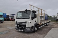 2019 DAF LF 180 7.5t Flatbed, 26&#039; Roof Trusses body, Low K&#039;s 