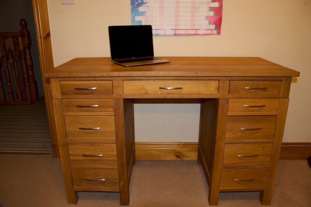 High Quality Oak Bedroom Vanity Table / Study desk from Creations