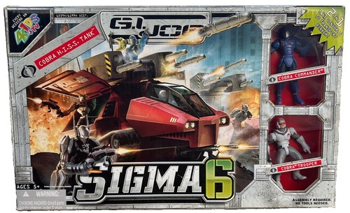 NEW 2006 GI JOE Sigma 6 COBRA H.I.S.S. TANK Vehicle +