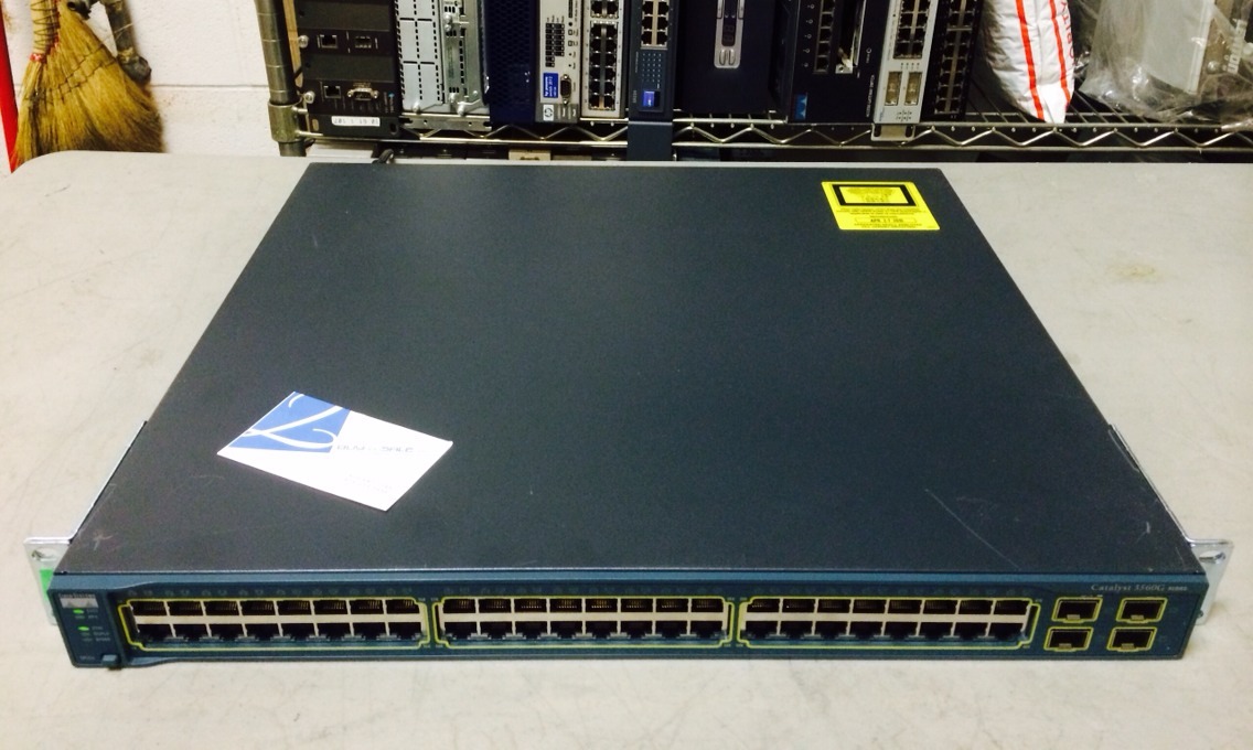 WS-C3560G-48TS-S Cisco 3560G Series 48-Ports Gigabit Ethernet Switch 4 SFP