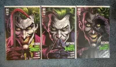 BATMAN THREE JOKERS 1-3 1 2 3 COMPLETE SERIES (2020, DC) Geoff Johns Black Label
